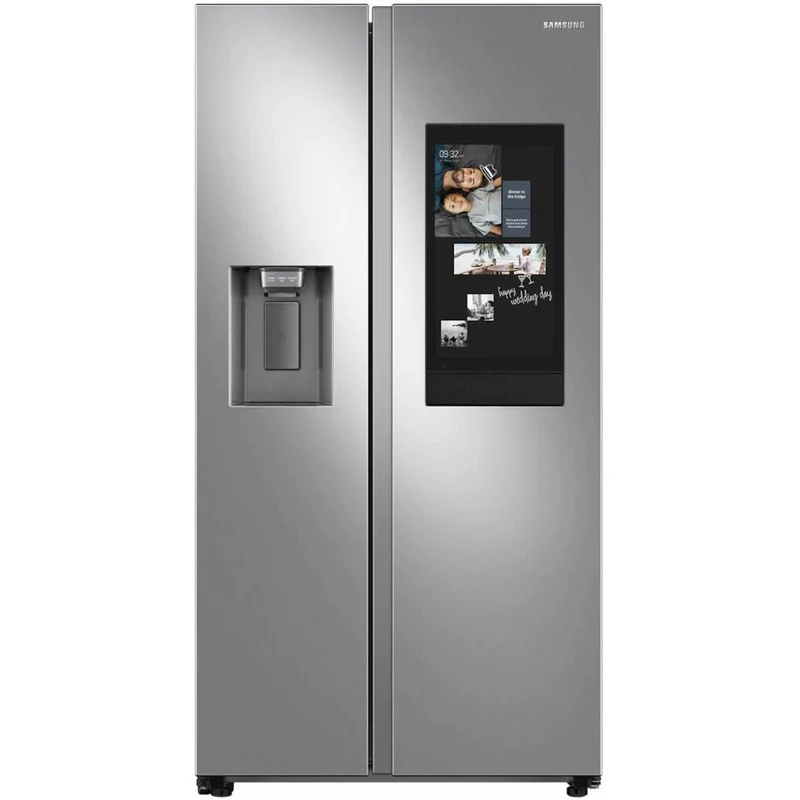 Samsung Réfrigérateur côte-à-côte à profondeur de comptoir de 36 po., 21,5 pi.cu. avec Family Hub™ RS22T5561SR/AC