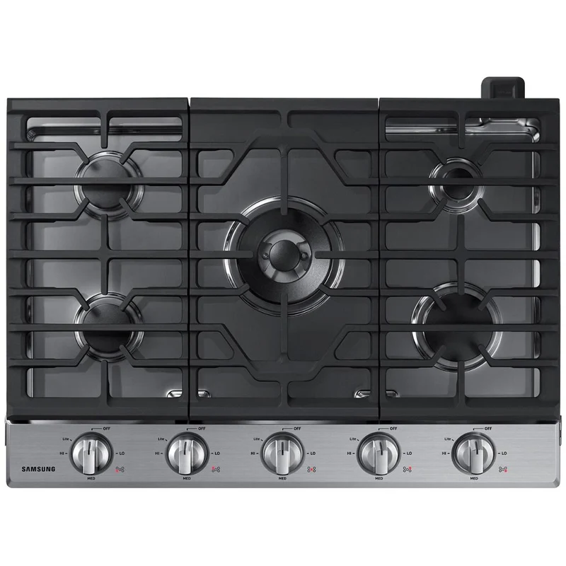 Samsung Table de cuisson encastrée à gaz de 30 po avec connection Wi-Fi NA30N6555TS/AA