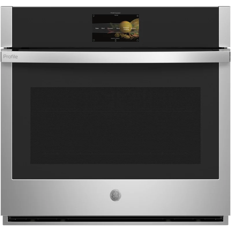 GE Profile Four mural encastré simple de 30 po, 5 pi cu avec convection PTS7000SNSS