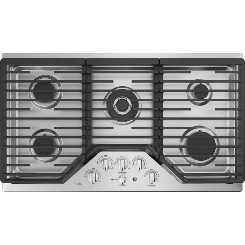 GE Profile Table de cuisson encastrée à gaz de 36 po PGP9036SLSS