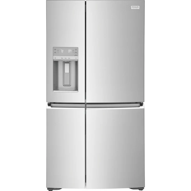 Frigidaire Gallery Réfrigérateur quatre portes avec porte à deux battants à profondeur de comptoir de 36 pouces, 21,5 pi. cu. avec machine à glaçons GRQC2255BF