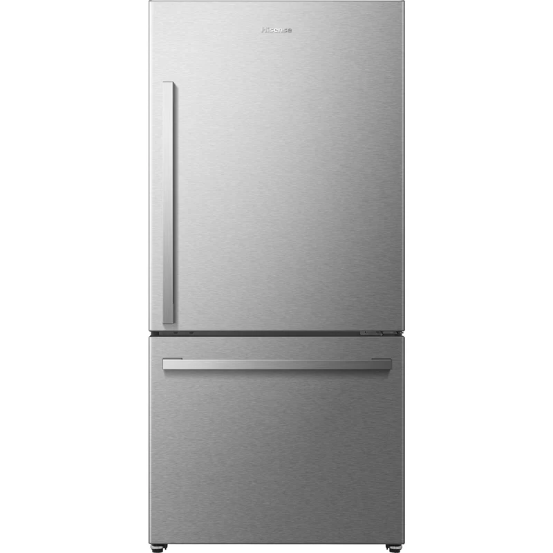 Hisense Réfrigérateur à congélateur inférieur à profondeur de comptoir de 32 pouces, 22,3 pi. cu. avec éclairage DEL RB22A2FSE