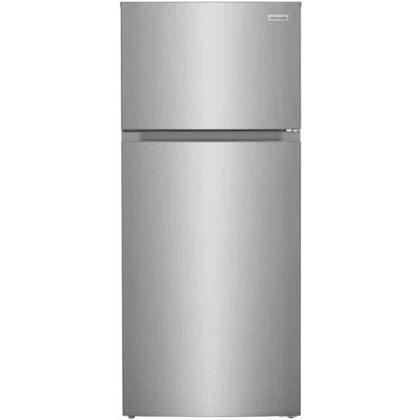 Frigidaire Réfrigérateur à congélateur supérieur autonome de 27 9/16 pouces, 16 pi. cu. FRTE1622AS