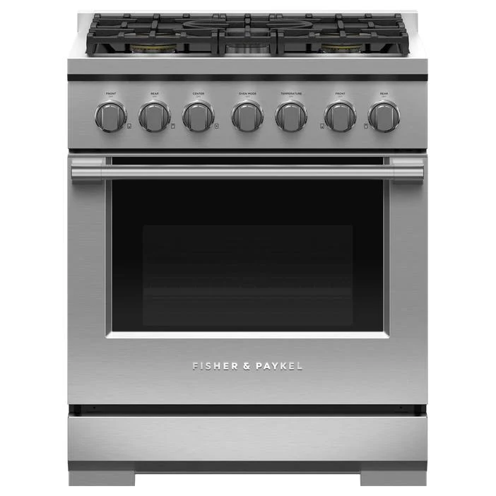 Fisher & Paykel Cuisinière amovible à gaz de 30 po. avec brûleurs Dual Flow Burners™ RGV3-305-L