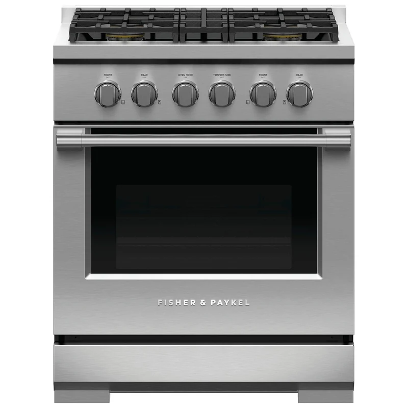 Fisher & Paykel Cuisinière amovible à gaz de 30 po. avec brûleurs Dual Flow Burners™ RGV3-304-L