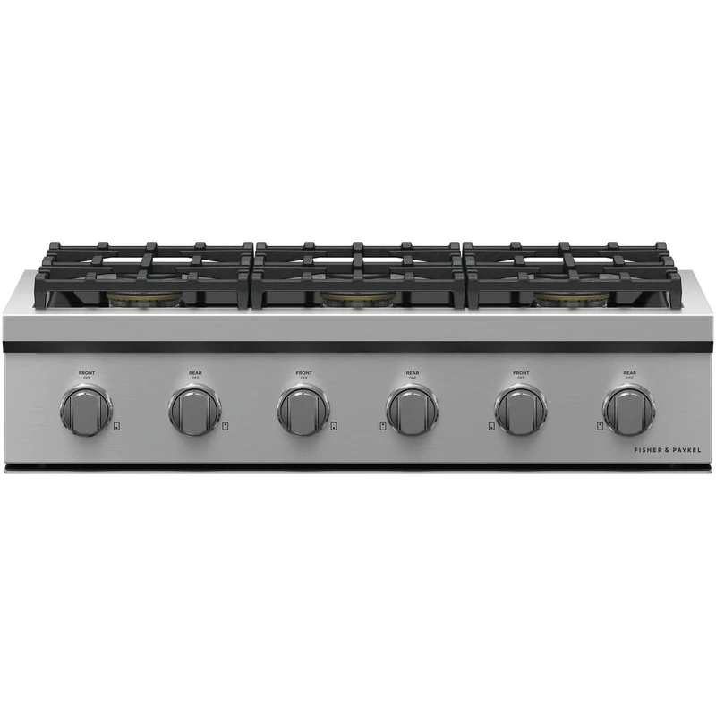 Fisher & Paykel Dessus de cuisinière intégré à gaz de 36 po. avec 6 brûleurs CPV3-366-L