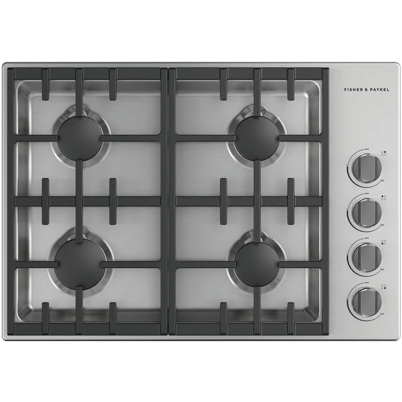 Fisher & Paykel Table de cuisson encastrée à gaz de 30 po. avec 4 brûleurs CDV3-304-N