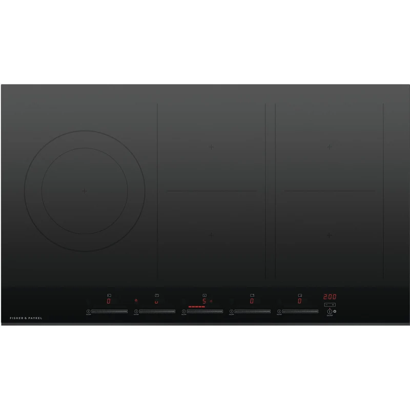 Fisher & Paykel Table de cuisson encastrée induction électrique de 36 po. avec 5 zones de cuisson CI365DTB4