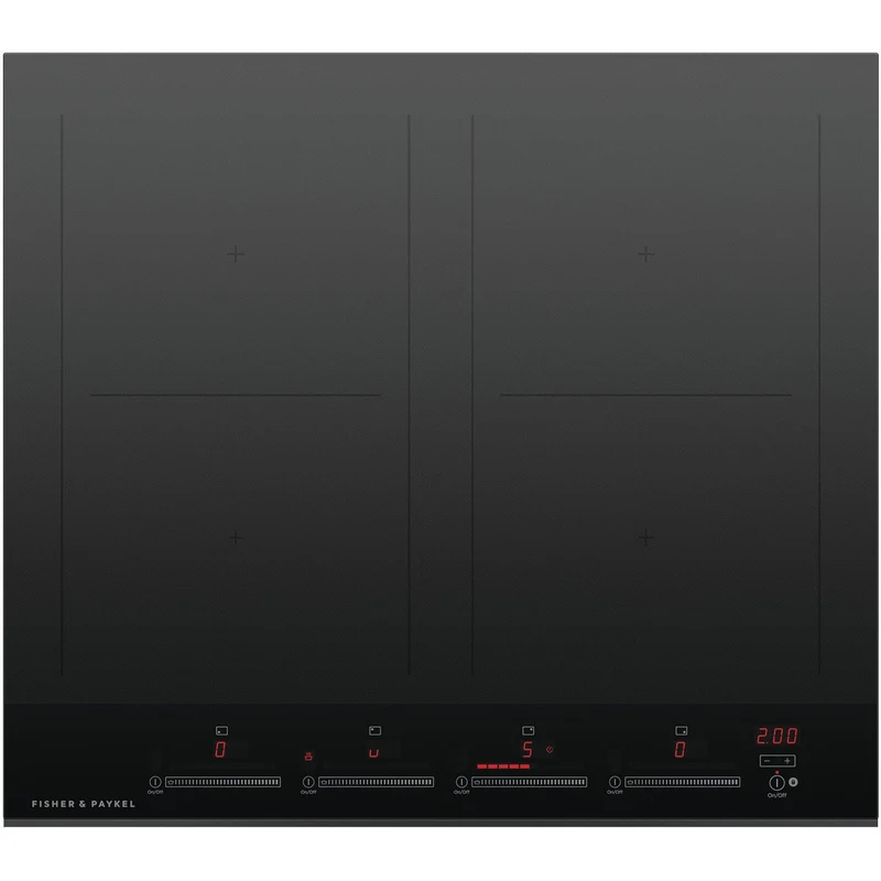 Fisher & Paykel Table de cuisson encastrée induction électrique de 24 po. avec 4 zones de cuisson CI244DTB4
