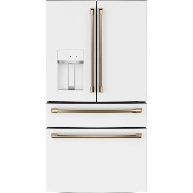 Café Réfrigérateur quatre portes avec porte à deux battants amovible à profondeur de comptoir de 36 po., 22.3 pi.cu. avec Wi-Fi CXE22DP4PW2