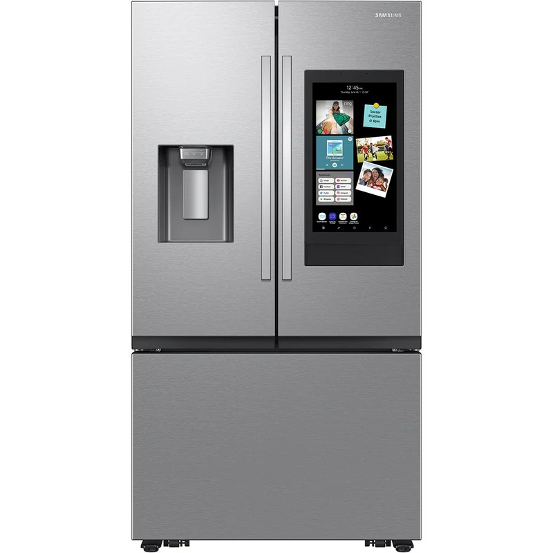 Samsung Réfrigérateur trois portes avec porte à deux battants à profondeur de comptoir de 36 pouces, 25 pi. cu. avec Family Hub™ RF27CG5900SRAC