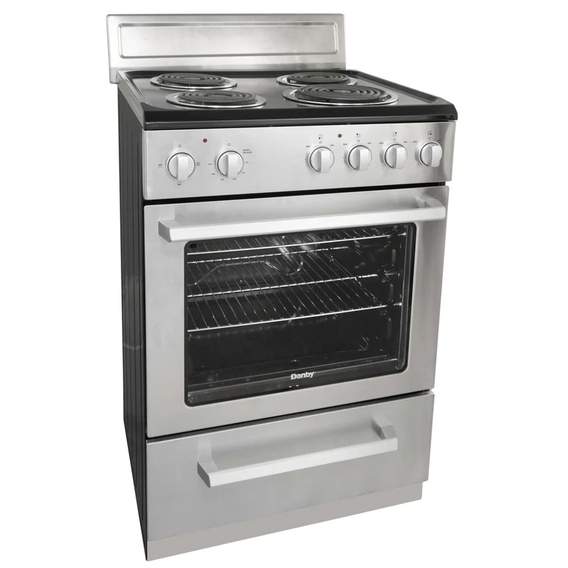 Danby Cuisinière amovible électrique de 24 po. avec cuisson uniforme DERM240BSSC