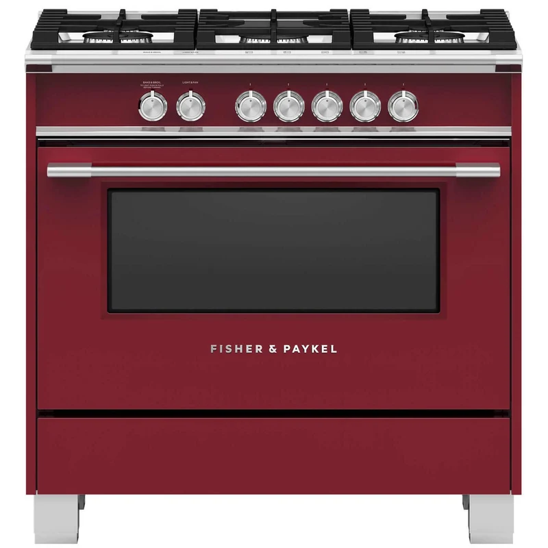 Fisher & Paykel Cuisinière amovible à gaz de 36 po avec technologie AeroTech™ OR36SCG4R1