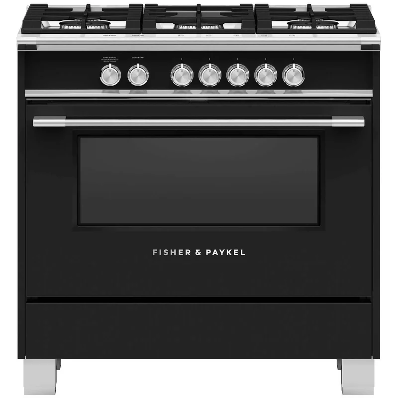 Fisher & Paykel Cuisinière amovible à gaz de 36 po avec technologie AeroTech™ OR36SCG4B1