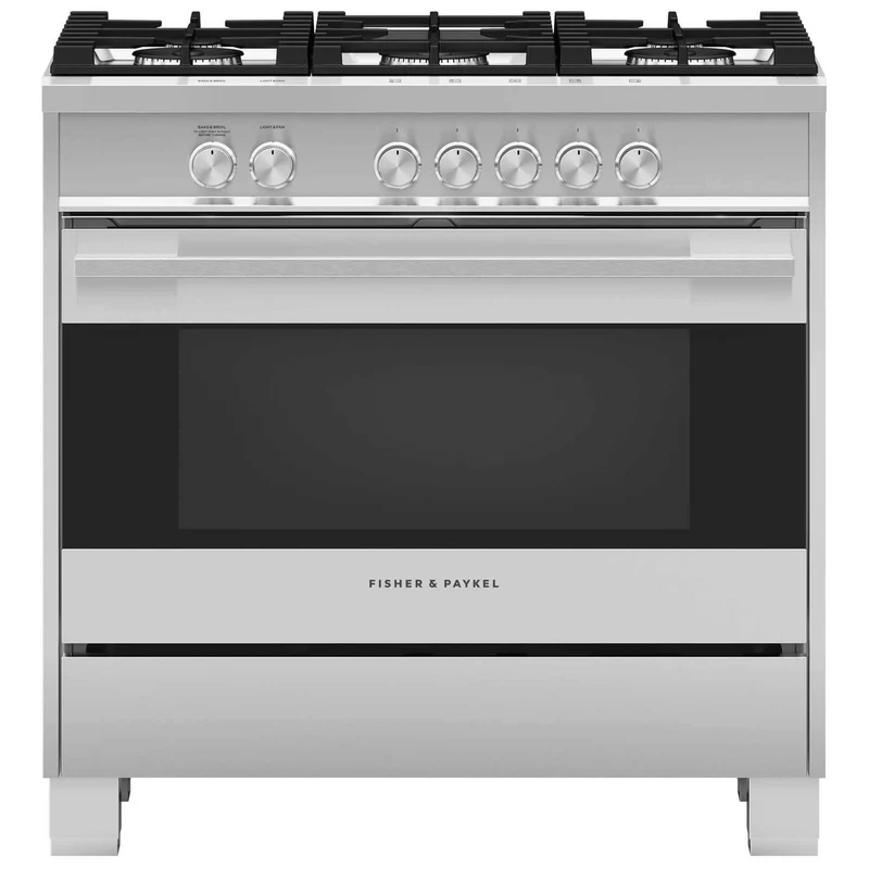 Fisher & Paykel Cuisinière amovible à gaz de 36 po avec technologie AeroTech™ OR36SDG4X1