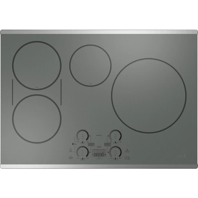 Café Table de cuisson encastrée à induction de 30 pouces avec Wi-Fi CHP90302TSS