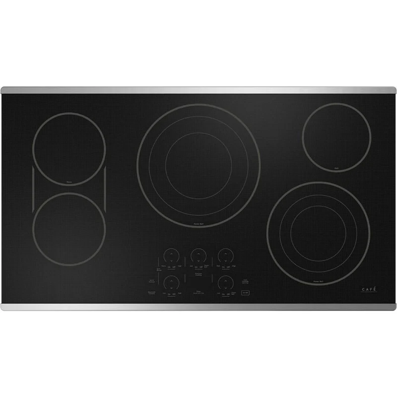 Café Table de cuisson encastrée électrique de 36 pouces avec Chef Connect CEP90362TSS