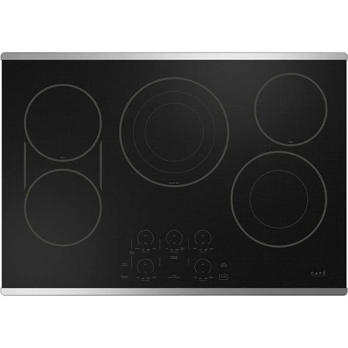 Café Table de cuisson encastrée électrique de 30 pouces avec Chef Connect CEP90302TSS