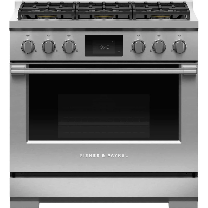 Fisher & Paykel Cuisinière biénergie amovible de 36 po avec 6 brûleurs RDV3-366-L