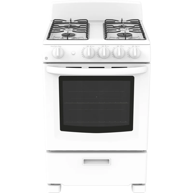 GE Cuisinière amovible à gaz de 24 po JCGAS300DMWW