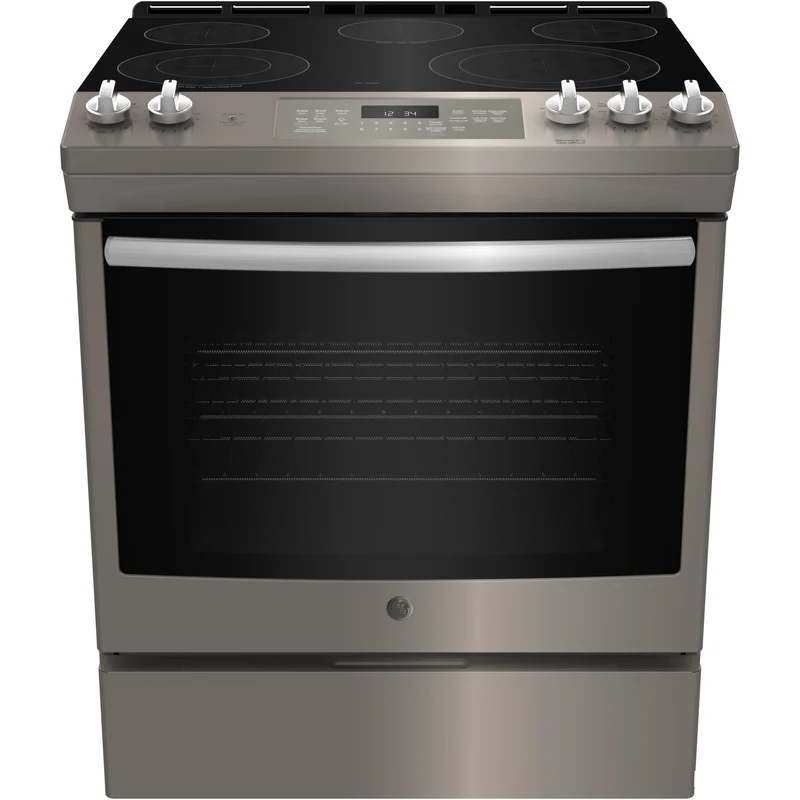 GE Cuisiniere encastrable électrique de 30 po avec four autonettoyant and steam clean option JCS840EMES