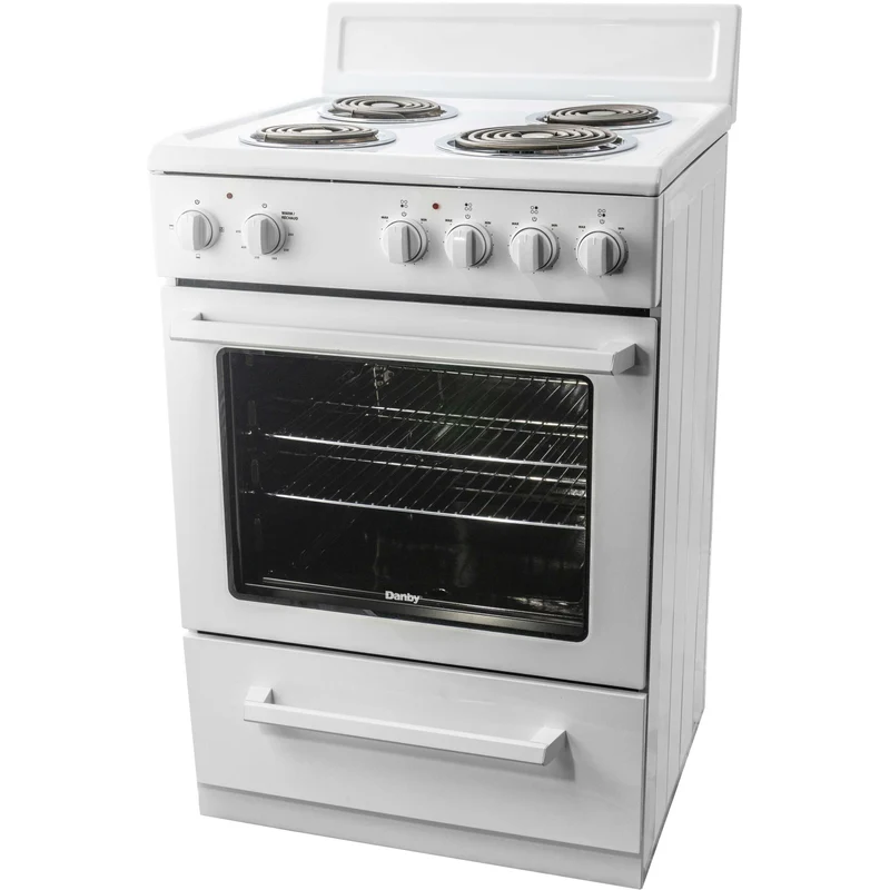 Danby Cuisinière amovible électrique de 24 po. avec cuisson uniforme DERM240WC