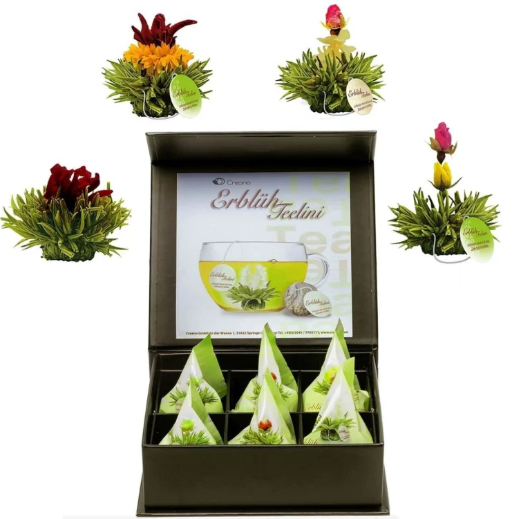 Fleur de thé Coffret 6 fleurs de thé vert