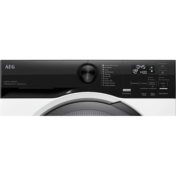 Lave-linge hublot Pose-libre Série 6000 Prosense® 9 kg AEG LFE6EG94AD