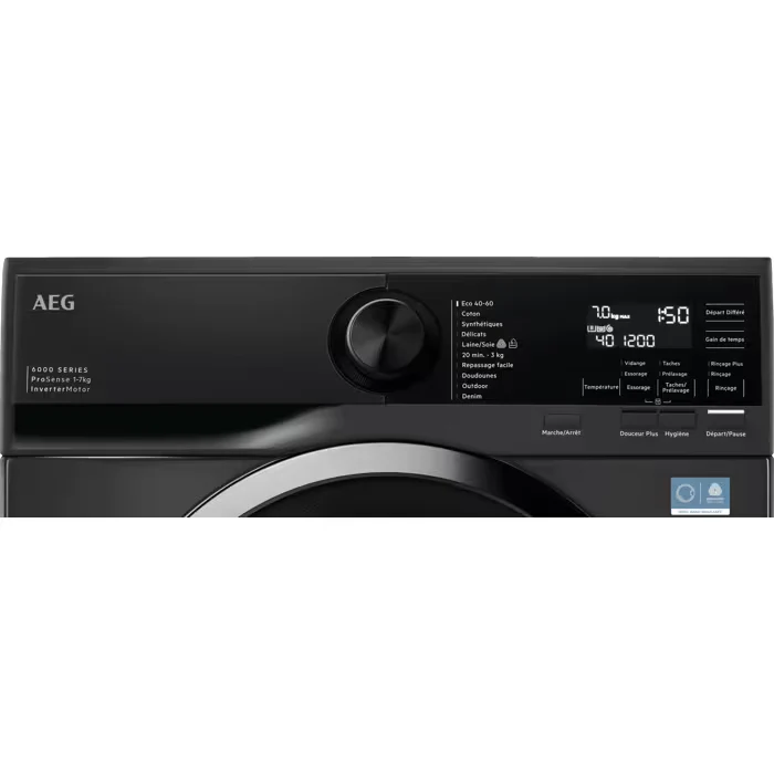 Lave-linge hublot Slim Pose-libre Série 6000 Prosense® 7 kg AEG LSR6E7474XA