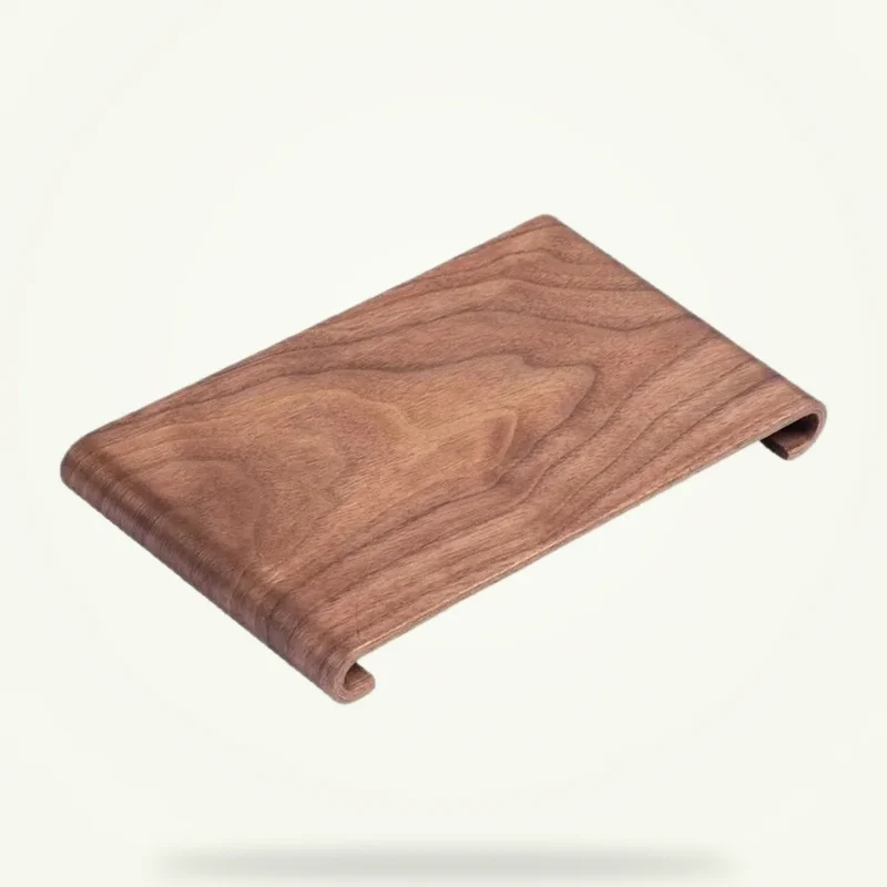 Plateau à thé en bois rectangulaire - noyer, bords hauts, 34,95 EUR