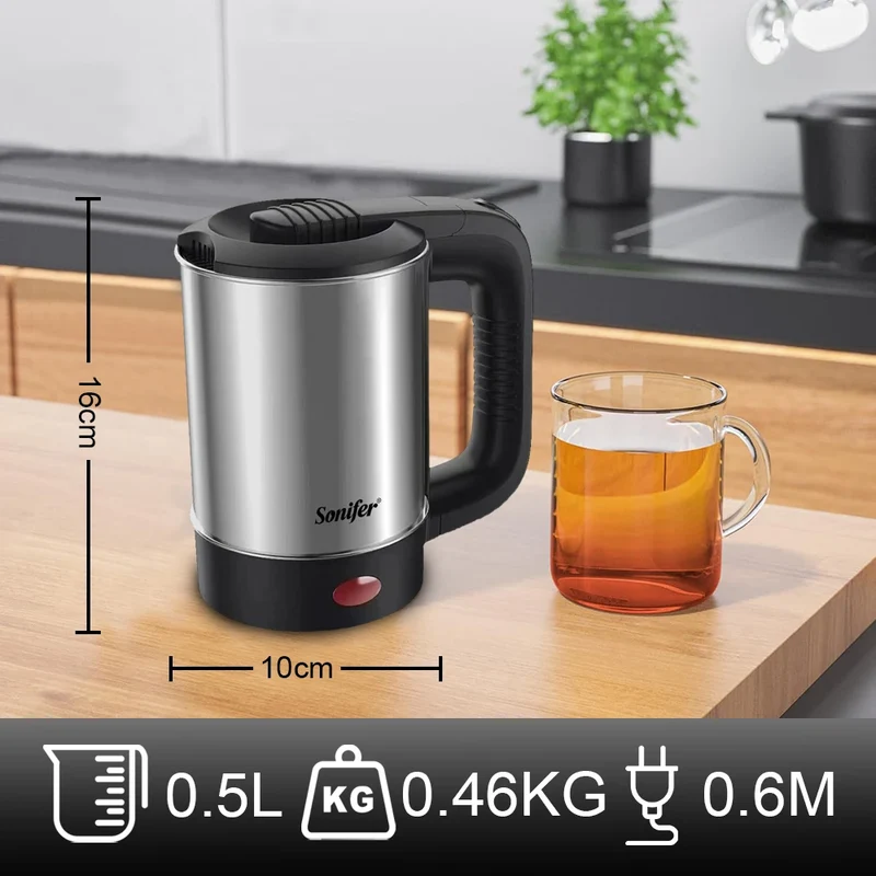 Bouilloire de Voyage Inox 0,5 L