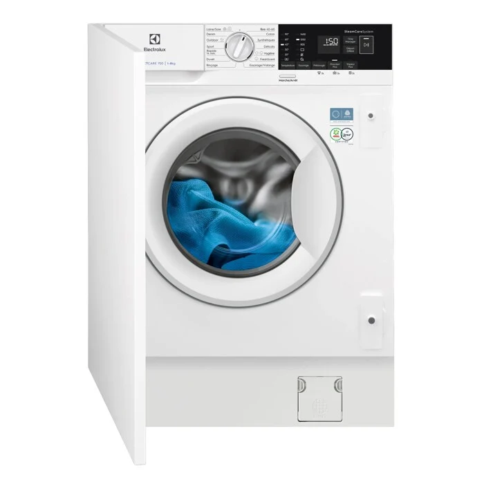 Lave-linge hublot Encastrable PerfectCare 700 8 kg ELECTROLUX EW7F1483BI