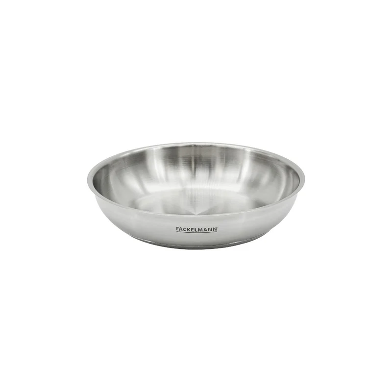 Poêle 28 cm en inox manche amovible Fackelmann InoGrip