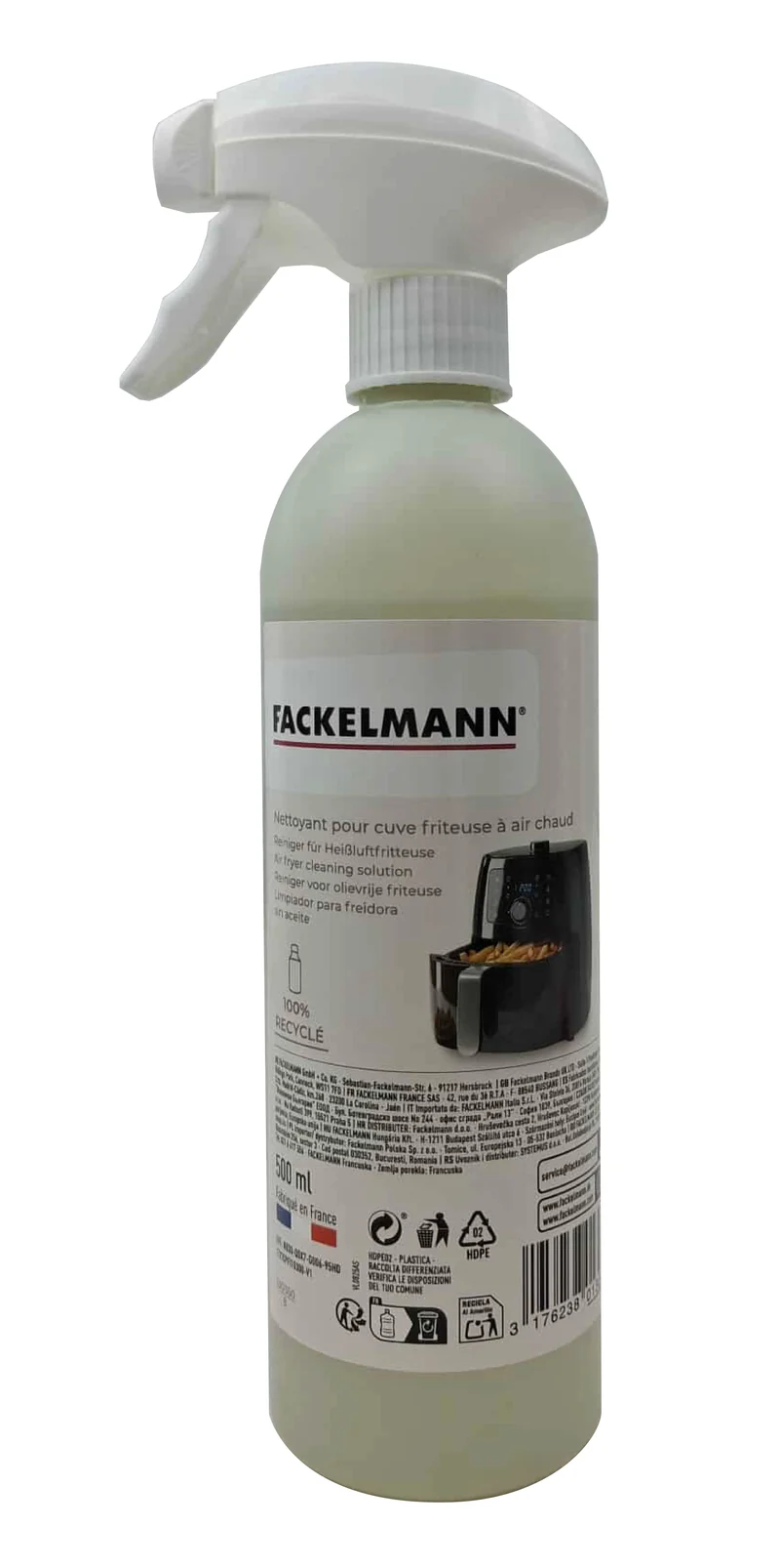 Nettoyant pour cuves de friteuses à air chaud Fackelmann