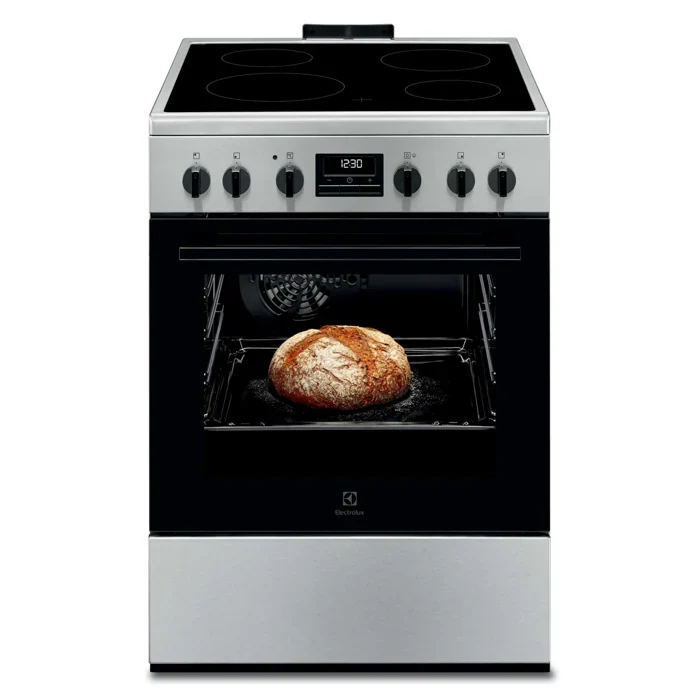 Cuisinière Vitrocéramique 60x60cm 4 foyers SteamBake ELECTROLUX LKR664166X
