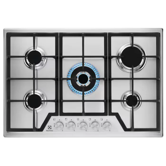 Plaque Gaz 5 foyers Slim line ELECTROLUX KGS7536SX