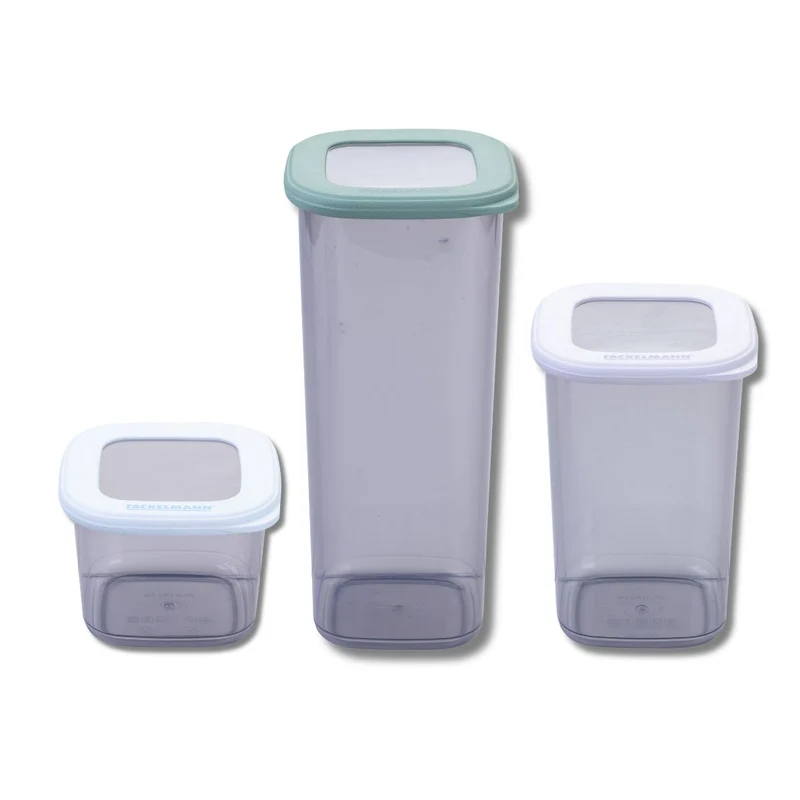 Lot de 2 boîtes hermétiques 1L avec 1 boîte hermétique Fackelmann Storage