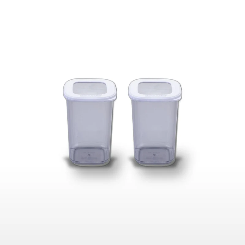 Lot de 2 boîtes hermétiques alimentaires L 11 cm Fackelmann Storage