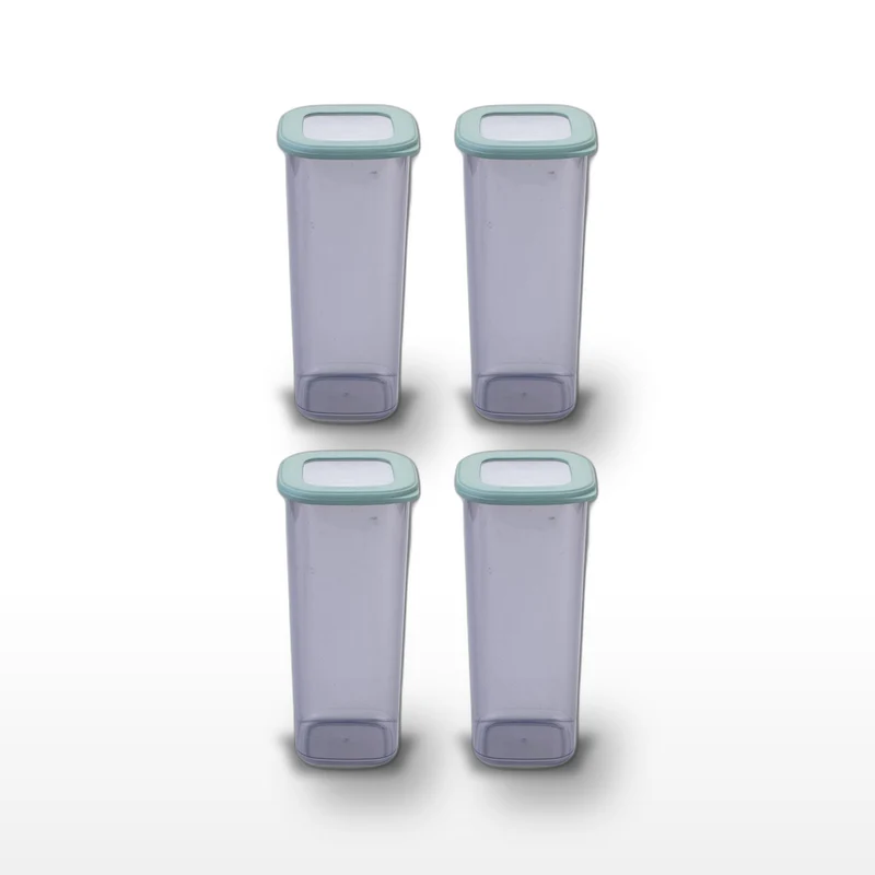 Lot de 4 boîtes hermétiques 1,75L avec 4 ustensiles de cuisine Fackelmann Storage