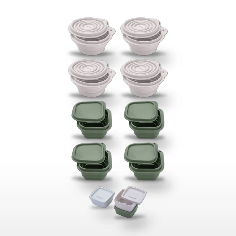 Lot de 11 boîtes hermétiques avec 3 boîtes à sauce Fackelmann Storage