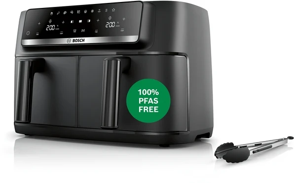 Série 4, Air fryer double bac, Noir BOSCH MAFD440B7
