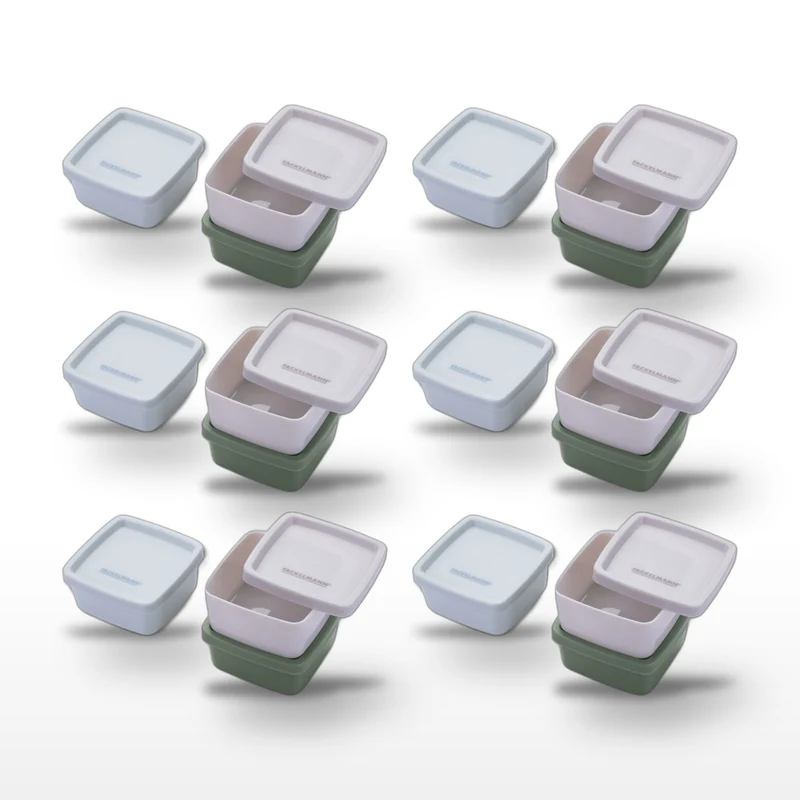 Lot de 6 boîtes hermétiques 3,5 cl avec 6 ustensiles de cuisine Fackelmann Storage