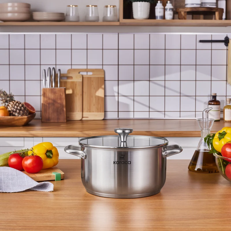 Karaca Elite, Casserole en Acier, 24cm