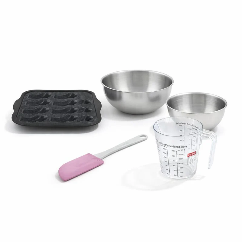 Set de 5 ustensiles de pâtisserie moule à gâteaux 2 bols spatule et verre doseur Silicone fibre de verre Silicone fibre de verre Zenker Silicone fibre de verre