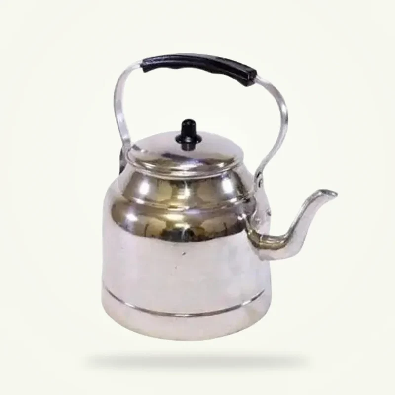 Bouilloire Vintage en Aluminium Poli