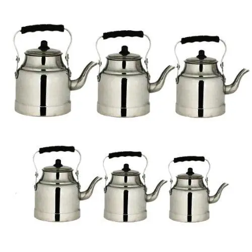 Bouilloire Vintage en Aluminium Poli