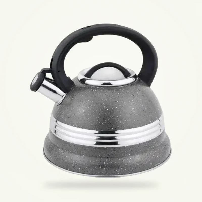 Bouilloire Sifflante Gris Vintage