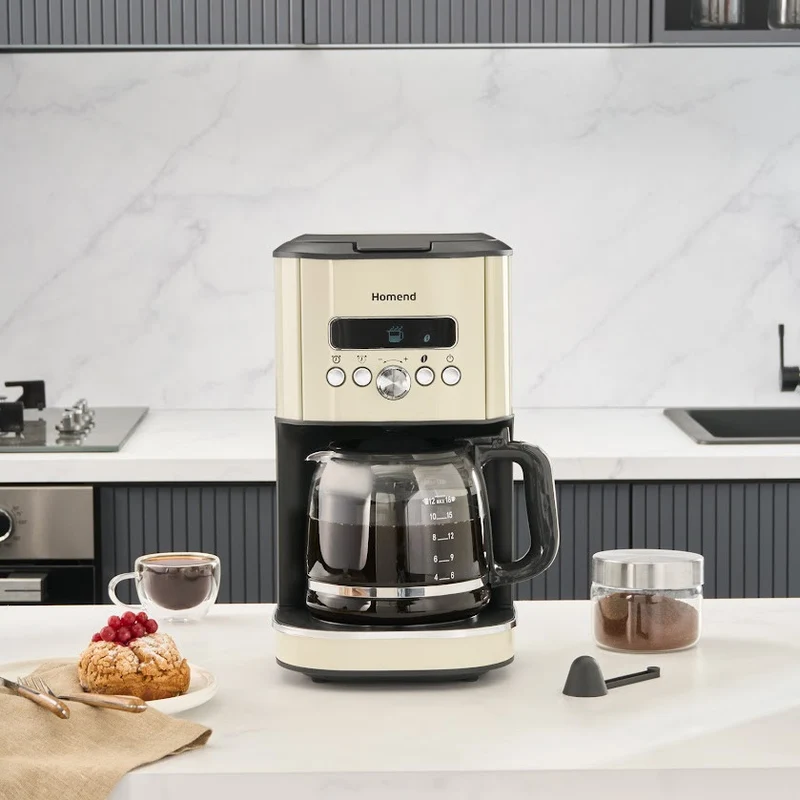 Homend Vintage Coffeebreak 5027H – Machine à Café Filtre Crème